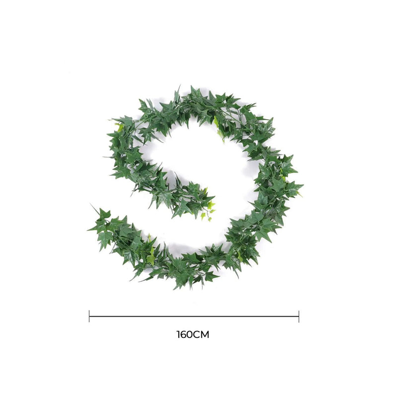 Lifelike Hanging Ivy Garland 63" UV Resistant Interconnectable (Outdoor Proof)