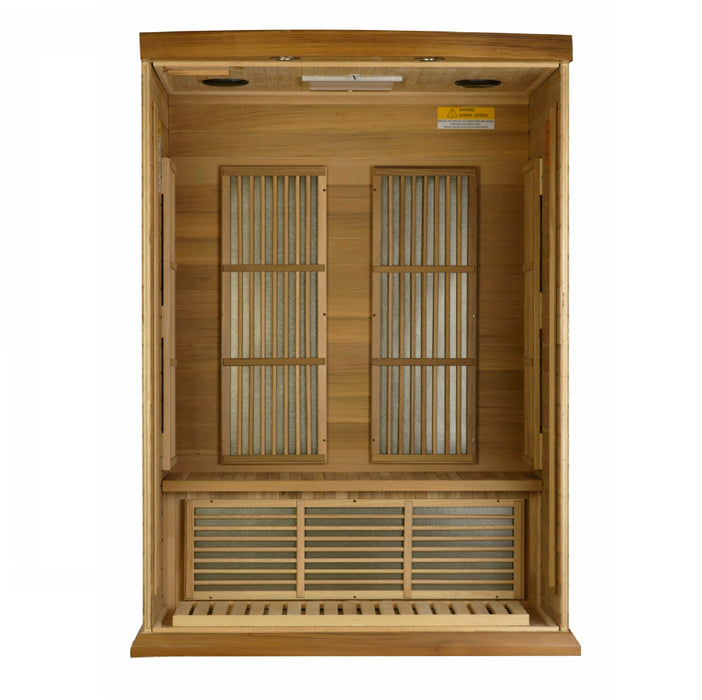 Maxxus "Cholet Edition" 2 Person Near Zero EMF FAR Infrared Sauna - Canadian Red Cedar
