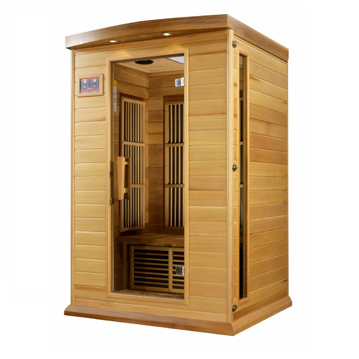 Maxxus "Cholet Edition" 2 Person Near Zero EMF FAR Infrared Sauna - Canadian Red Cedar