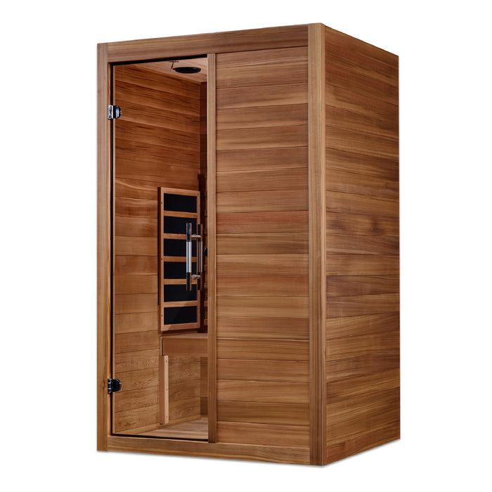 ***New 2024 Model***  S-Line MX-S206-01 Maxxus Full Spectrum Infrared Sauna - Pacific Cedar