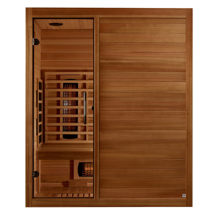***New 2024 Model***  S-Line MX-S306-01 Maxxus Full Spectrum Infrared Sauna - Pacific Cedar