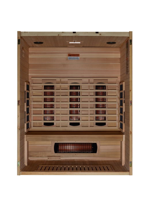 ***New 2024 Model***  S-Line MX-S306-01 Maxxus Full Spectrum Infrared Sauna - Pacific Cedar