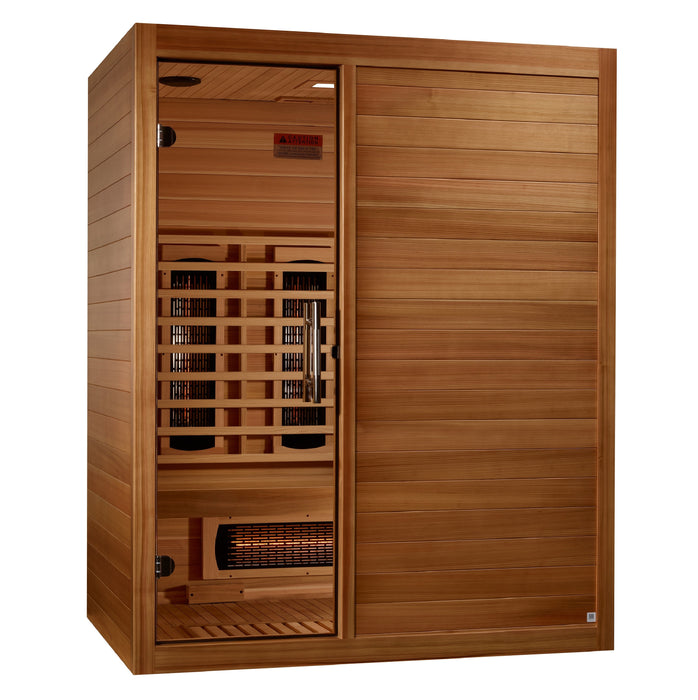 ***New 2024 Model***  S-Line MX-S306-01 Maxxus Full Spectrum Infrared Sauna - Pacific Cedar