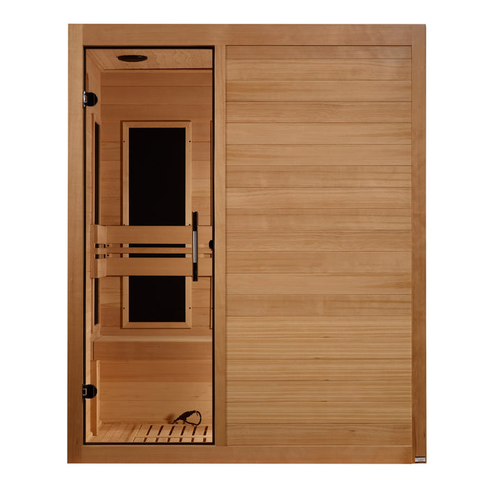 ***New 2024 Model***  S-Line MX-S306-01 Maxxus Ultra Low EMF FAR Infrared Sauna Canadian Hemlock