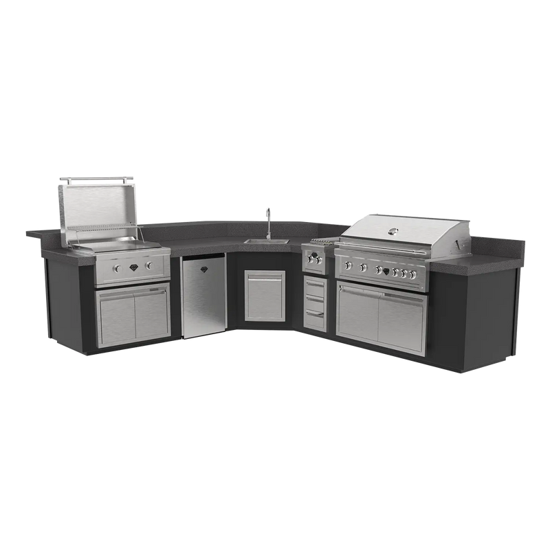 The Outdoor Plus Maestro 144L Complete Outdoor Kitchen Island