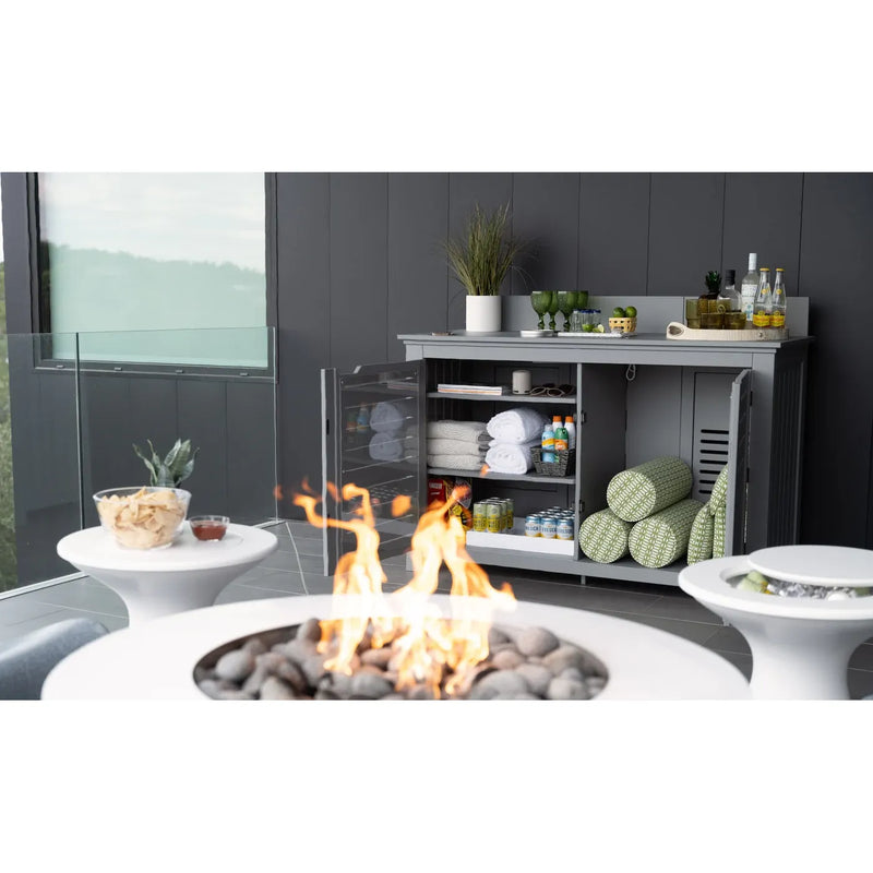 Ledge Lounger Mainstay Bar Credenza with Storage