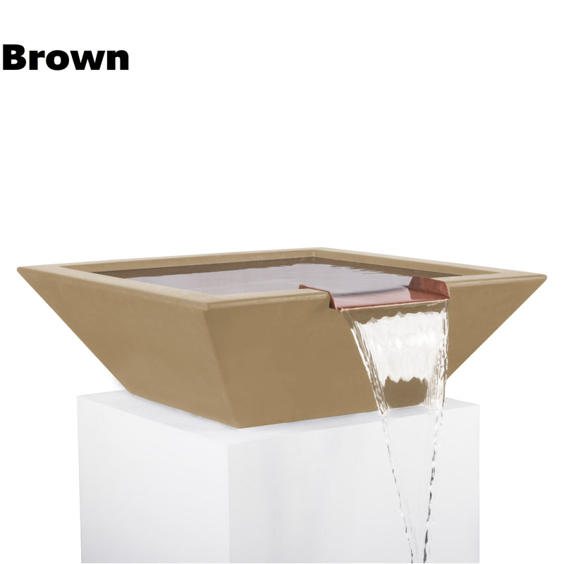 The Outdoor Plus Maya Water Bowl - GFRC Concrete