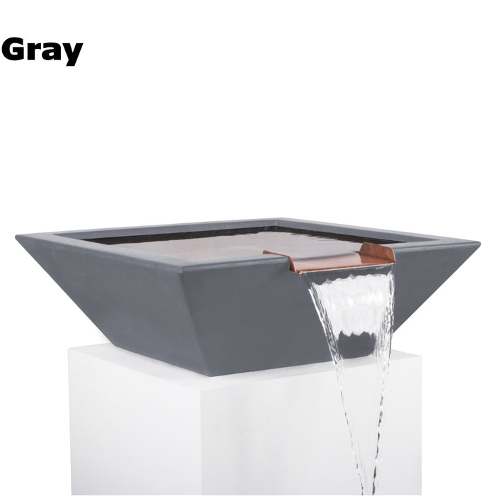 The Outdoor Plus Maya Water Bowl - GFRC Concrete