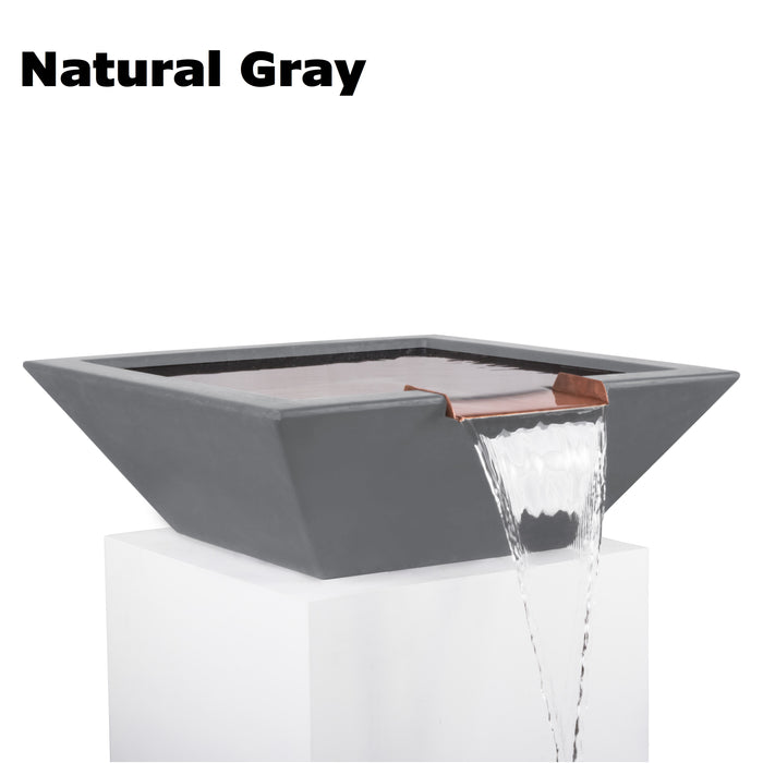 The Outdoor Plus Maya Water Bowl - GFRC Concrete