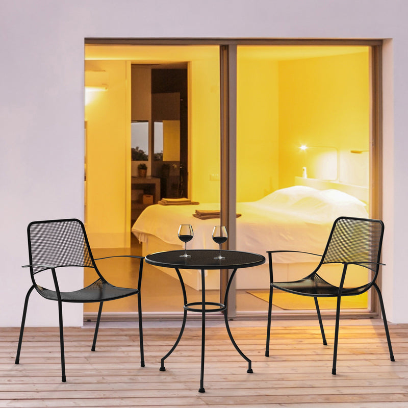 Metro Stacking Arm Chair - Set of 4