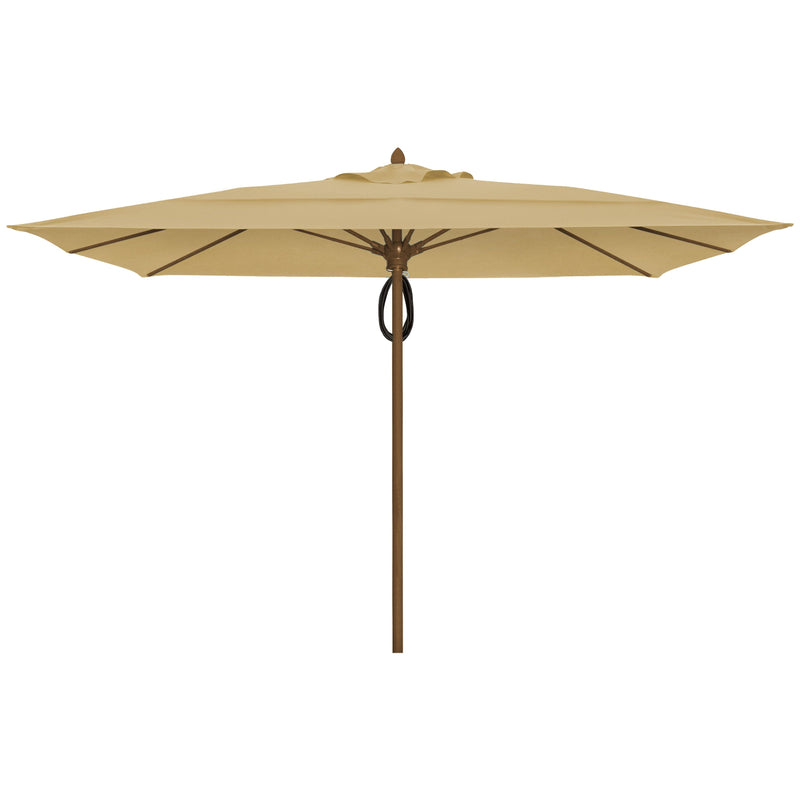 FiberBuilt 10Ft Sq Oceana Umbrella Pulley & Pin, Outdoor Umbrella