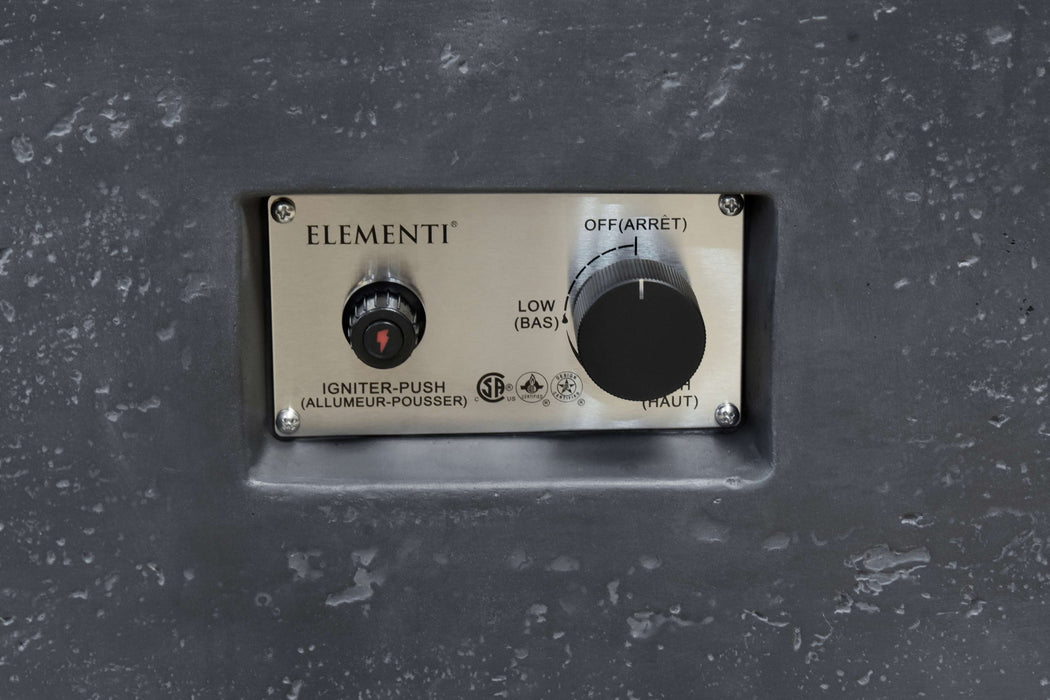 Elementi Manhattan Fire Table