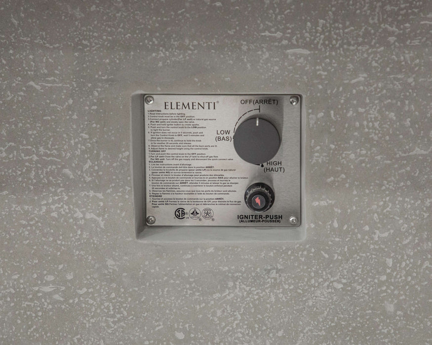 Elementi Birmingham Fire & Dining Table