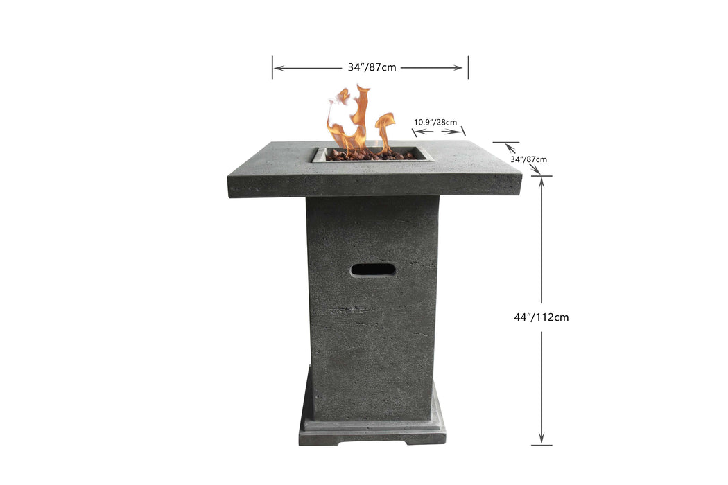 Elementi Montreal Bar Height Fire Table