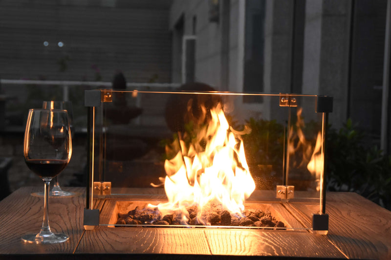 Elementi Rova Bar Height Fire Table