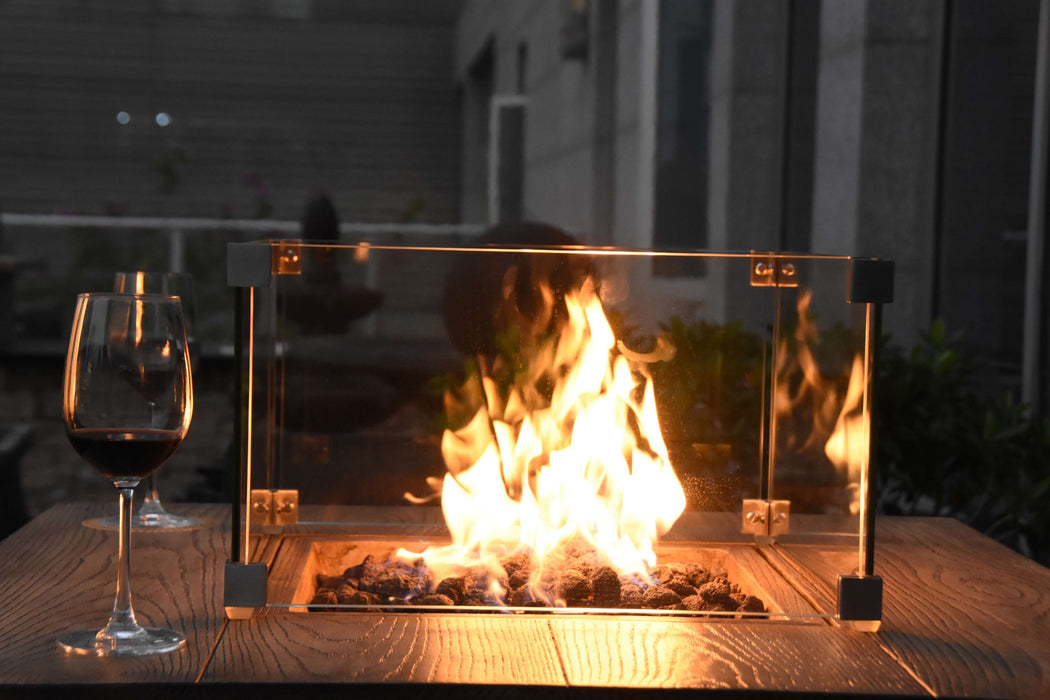 Elementi Rova Bar Height Fire Table