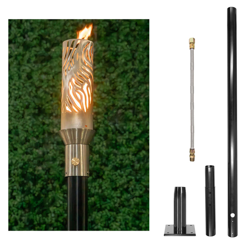 The Outdoor Plus Tiki Torch & Post Kit - Hawi (OPT-TPK20)