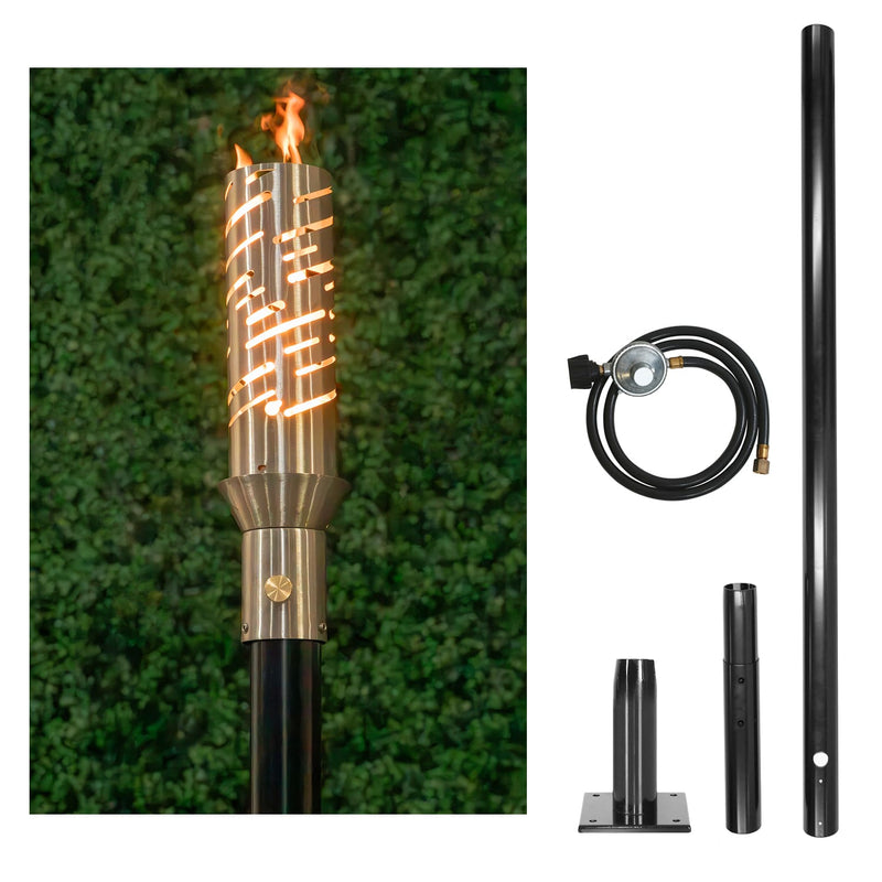 The Outdoor Plus Tiki Torch & Post Kit - Comet (OPT-TPK21)