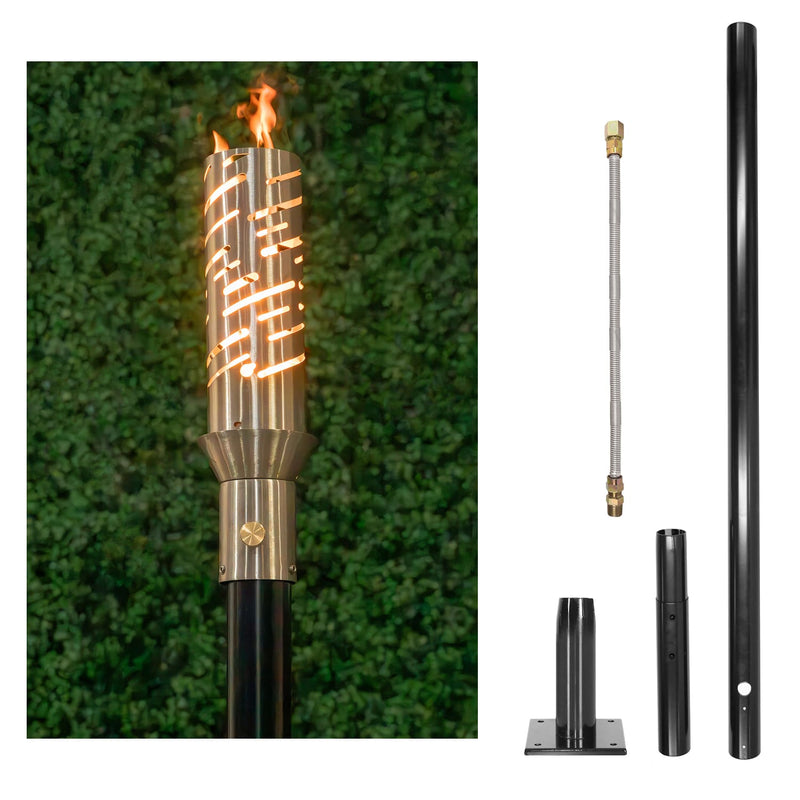The Outdoor Plus Tiki Torch & Post Kit - Comet (OPT-TPK21)