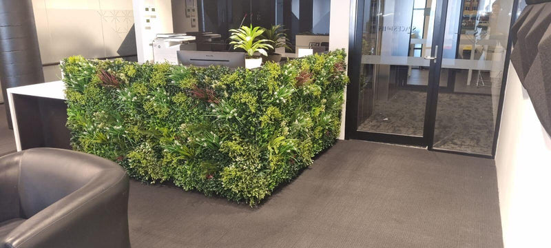 Lush Spring Artificial Vertical Garden Green Wall 40" x 40" 11SQ FT - Commercial Grade & UV Resistant