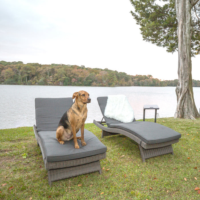 Palma Wicker Multi-Position Lounger