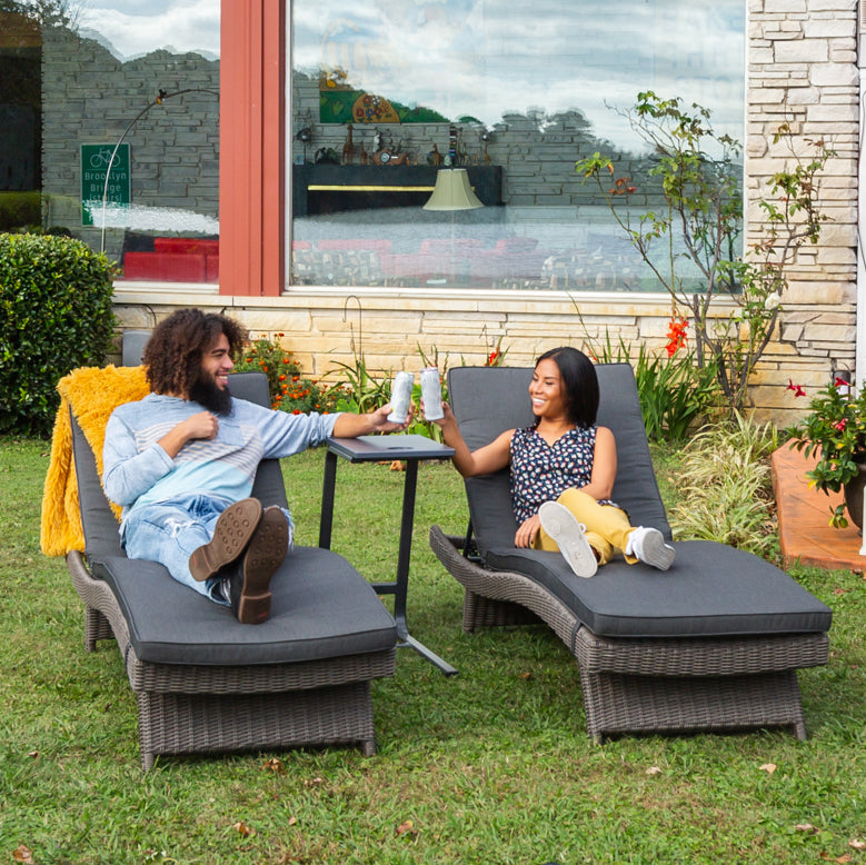 Palma Wicker Multi-Position Lounger