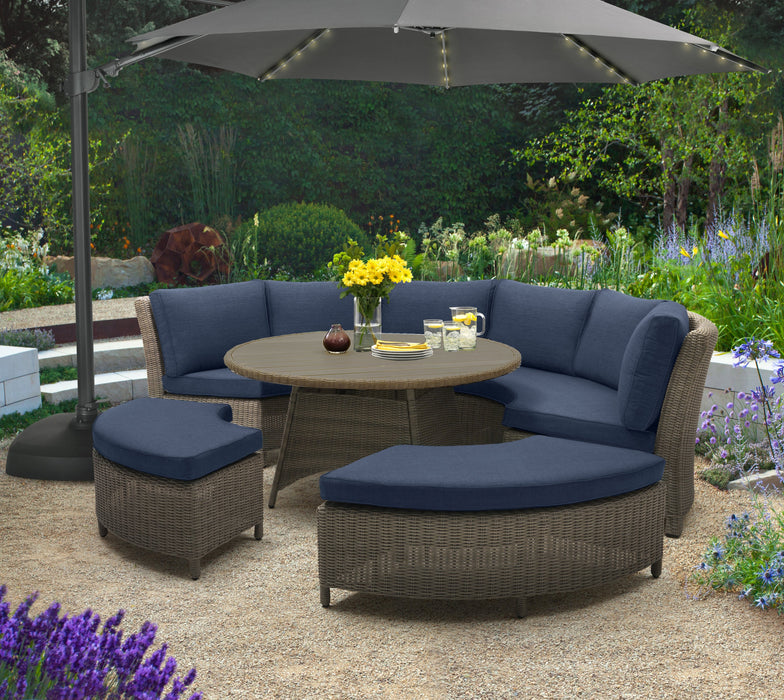 Palma Wicker Round Lounge Set