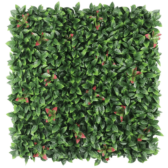 Designer Plants Artificial Photinia Hedge Panel Wall 40" x 40" 11SQ FT Commercial Grade UV Resistant