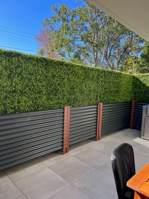 Premium Light Green Artificial Boxwood Hedge 30"L x 30"H