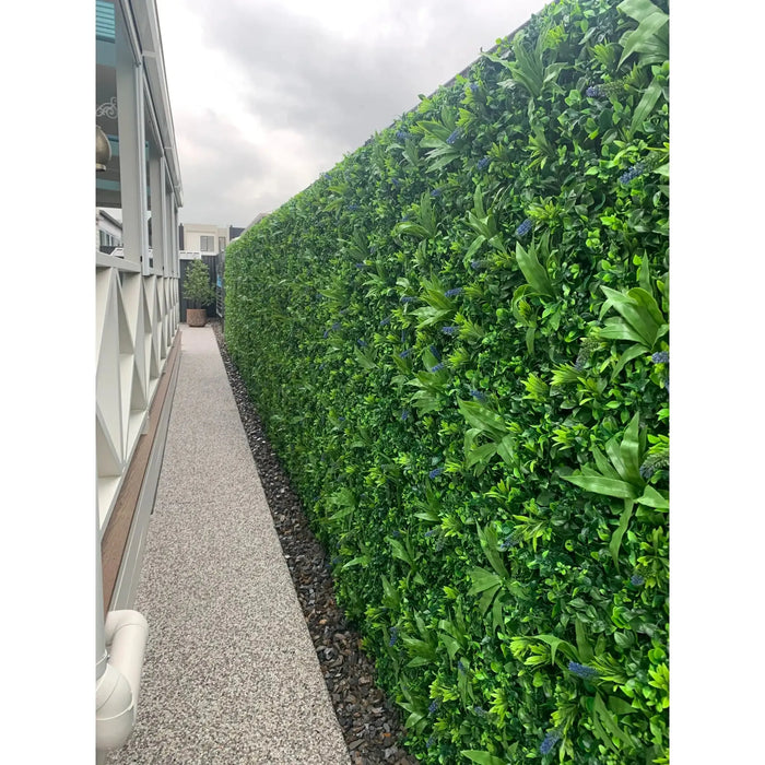 Luxury Lavender Fields Artificial Green Wall 40" x 40" 11SQFT Commercial Grade UV Resistant