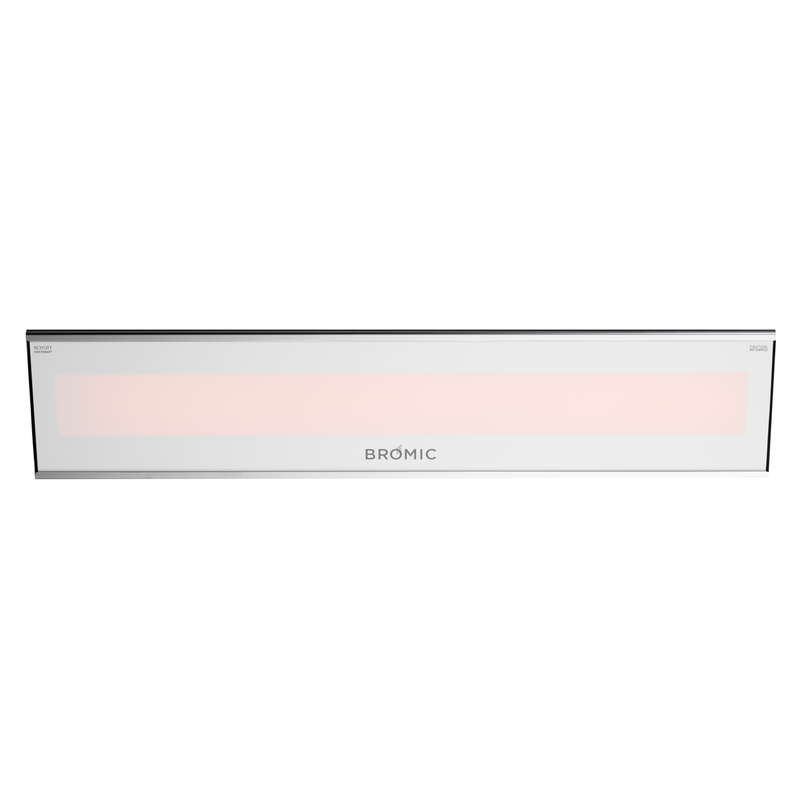 Bromic infrared heater on a white background