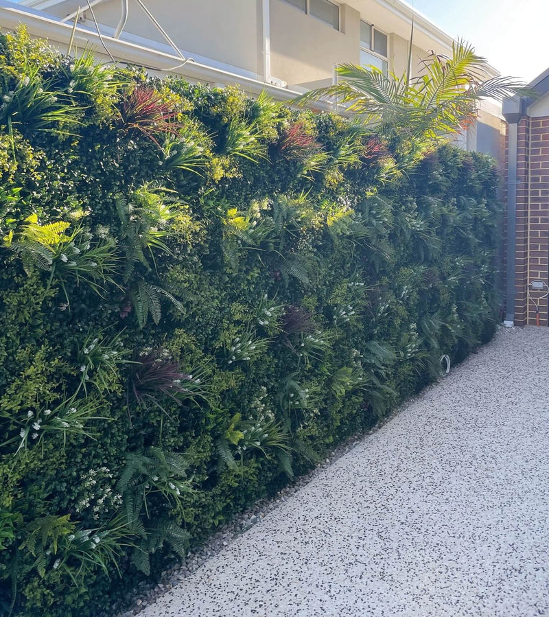 Lush Spring Artificial Vertical Garden Green Wall 40" x 40" 11SQ FT - Commercial Grade & UV Resistant