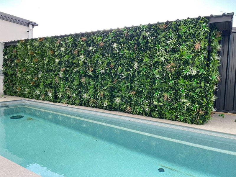 Wild Tropics Artificial Vertical Garden 40" x 40" 11SQ FT - Commercial Grade & UV Resistant
