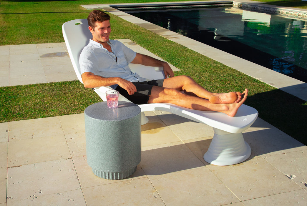 TenJam Ripple Side Table - In Pool and Patio Side Table