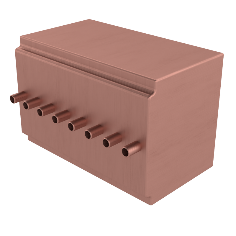 The Outdoor Plus Rain Fall Style Water Scupper - Copper or Stainless Steel