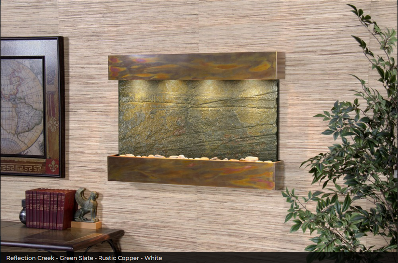 Adagio Water Features Reflection Creek Wall Fountain