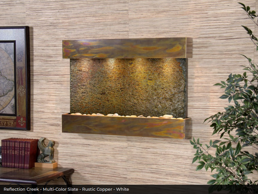 Adagio Water Features Reflection Creek Wall Fountain