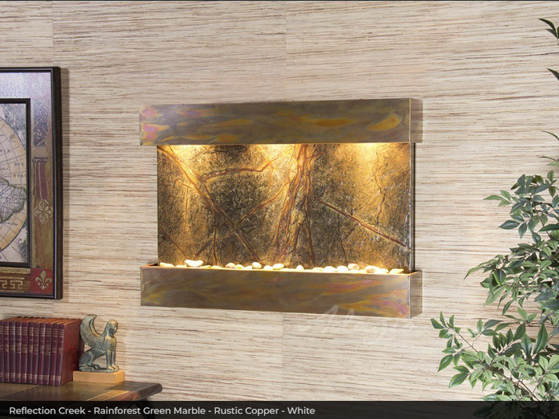 Adagio Water Features Reflection Creek Wall Fountain