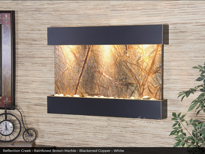 Adagio Water Features Reflection Creek Wall Fountain