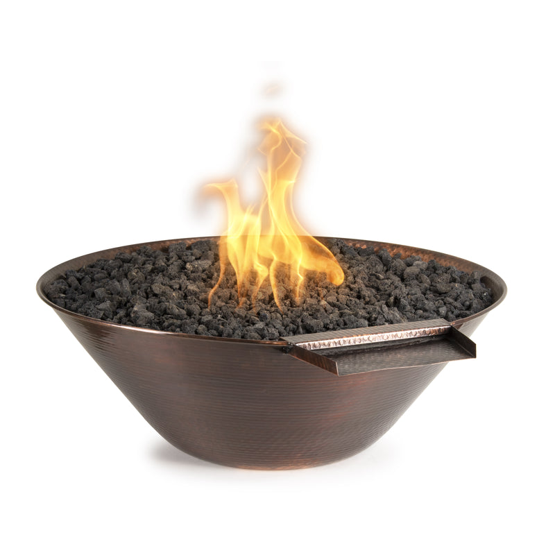 The Outdoor Plus Remi Fire & Water Bowl - Hammered Patina Copper