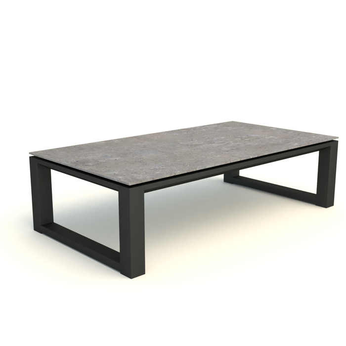 Primavera Coffee Table - Aluminum Frame With Ceramic Top