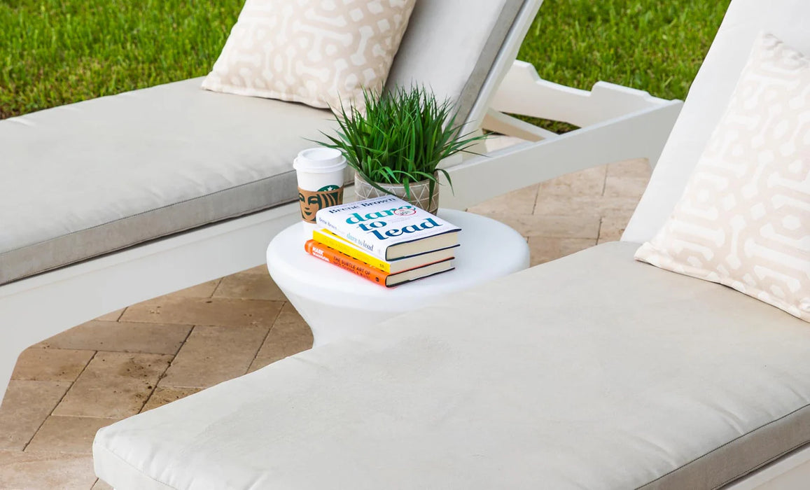 Ledge Lounger Signature Standard Side Table, In Pool Sun Shelf Side Table, Umbrella Stand with Hole