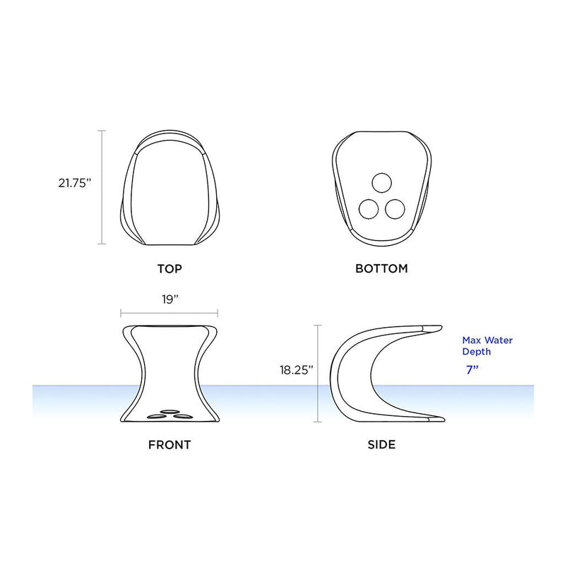 Technical drawing of tenJam Drift with dimensions labeled on a white background