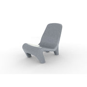 Gray Granite Freelo chair on a white background