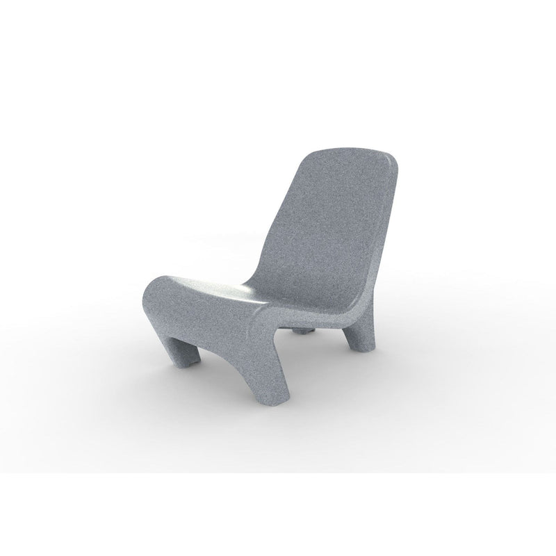 Gray Granite Freelo chair on a white background