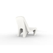 Rear White Freelo chair on a white background