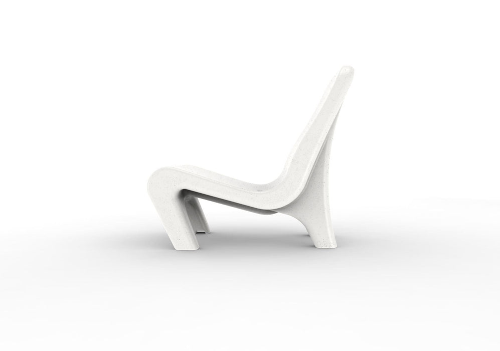 White Granite Freelo chair on a white background