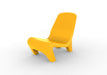 Yellow Freelo chair on a white background
