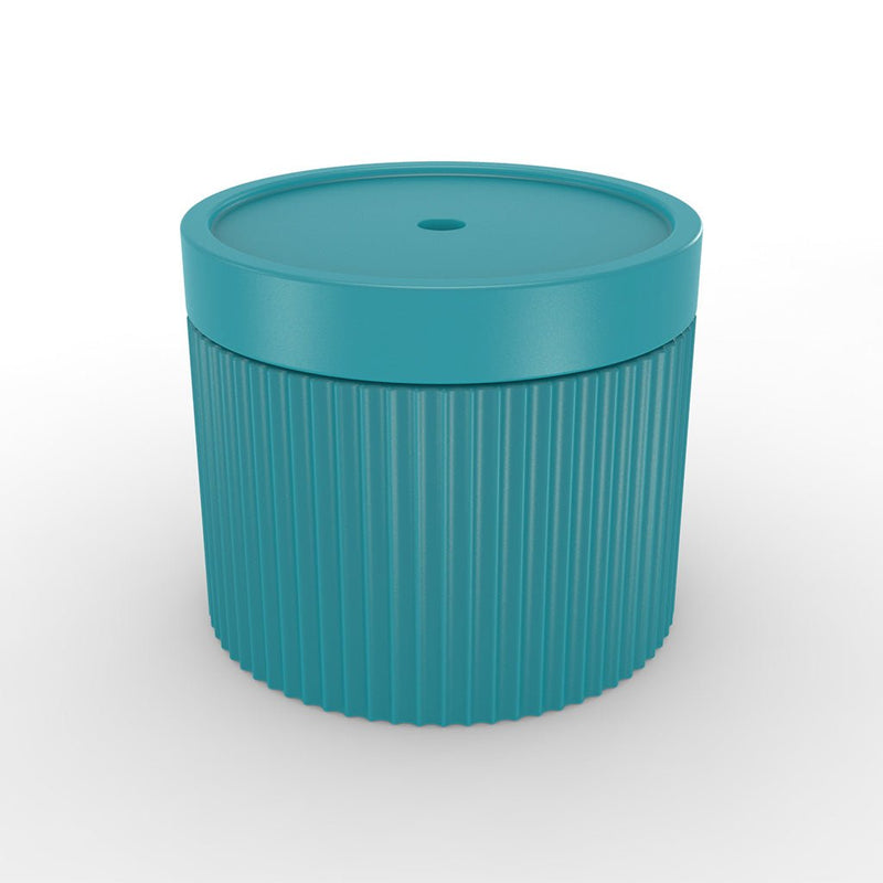 TenJam Ripple Wide Table with Umbrella Hole  - Pool & Patio Side Table