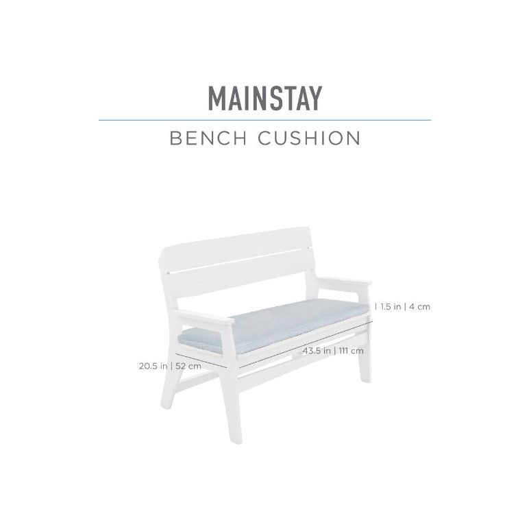 Ledge Lounger Mainstay Bench Cushion